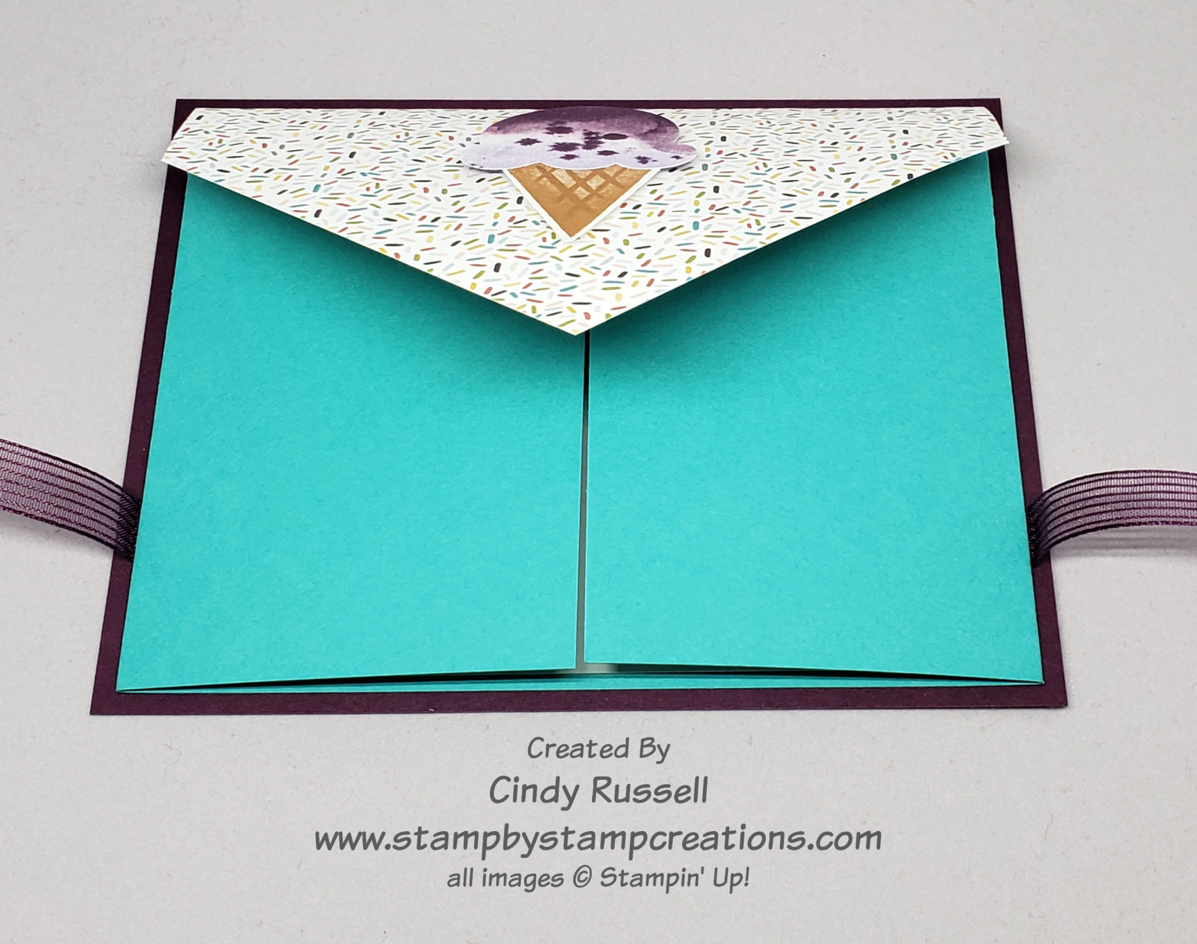 Fun Fold: Envelope Flap Gate Fold - Stamp By Stamp Creations