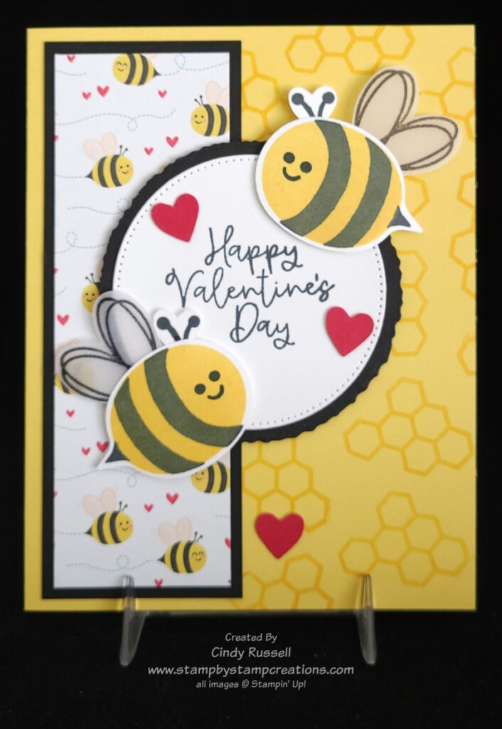 Bee My Valentine Card #1